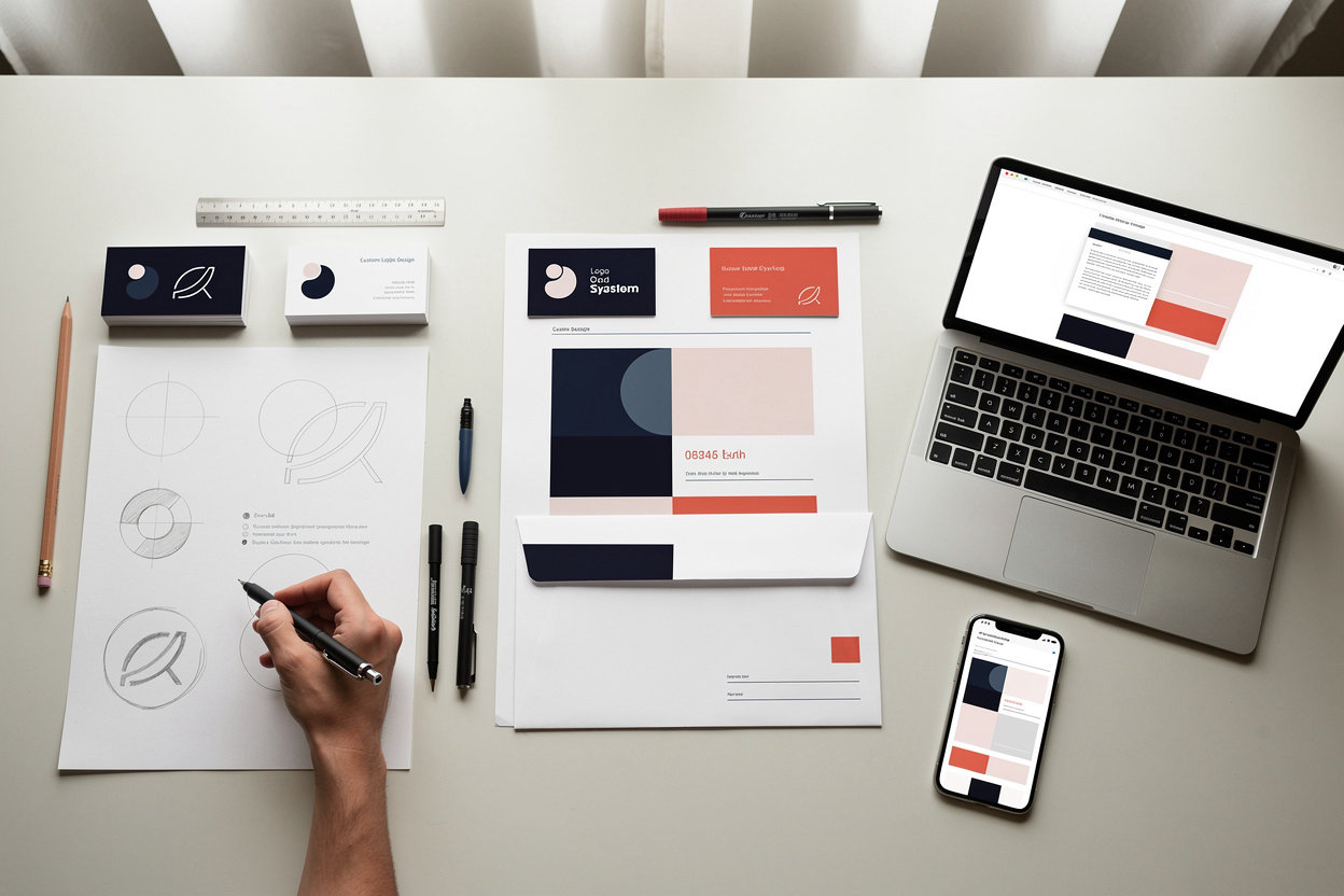 GR8 Design professional branding and web design services showcasing logo, brand identity, and responsive web design